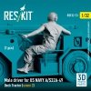 RESKIT RSF32-0073 Male driver for US NAVY A/S32A-49 Deck Tractor (scene 2) (1 pcs) (3D Printed) (1/32)